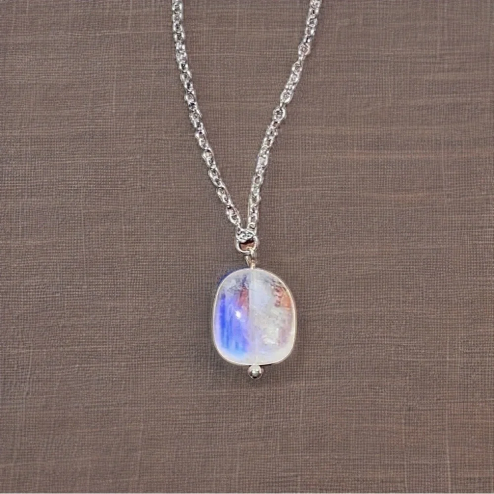 Hand Made Moonstone Charm Necklace